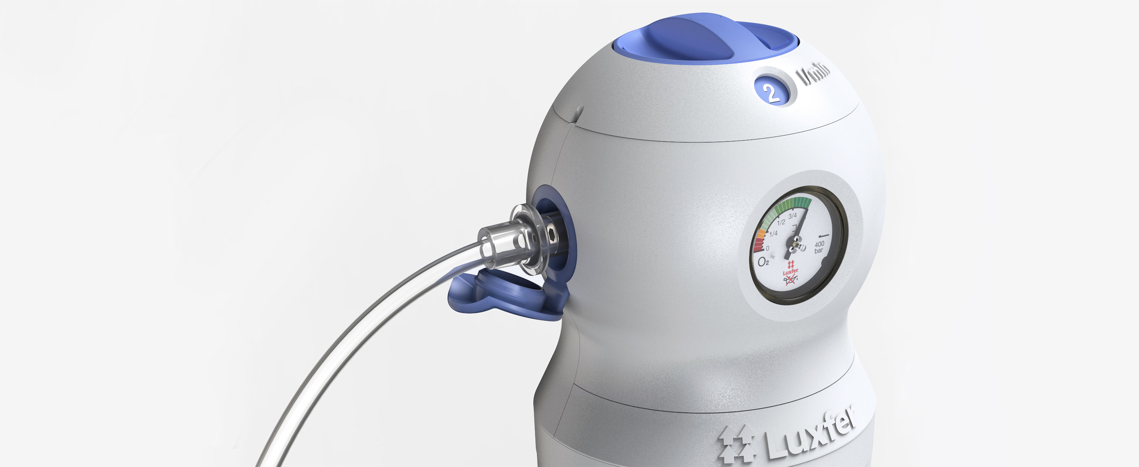 A 1-litre analogue medical oxygen system