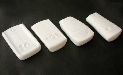 Concept foam models for blood glucose meter