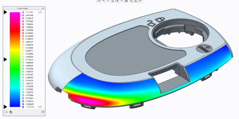 3D CAD Surface analysis undertaken at Gm Design Development UK