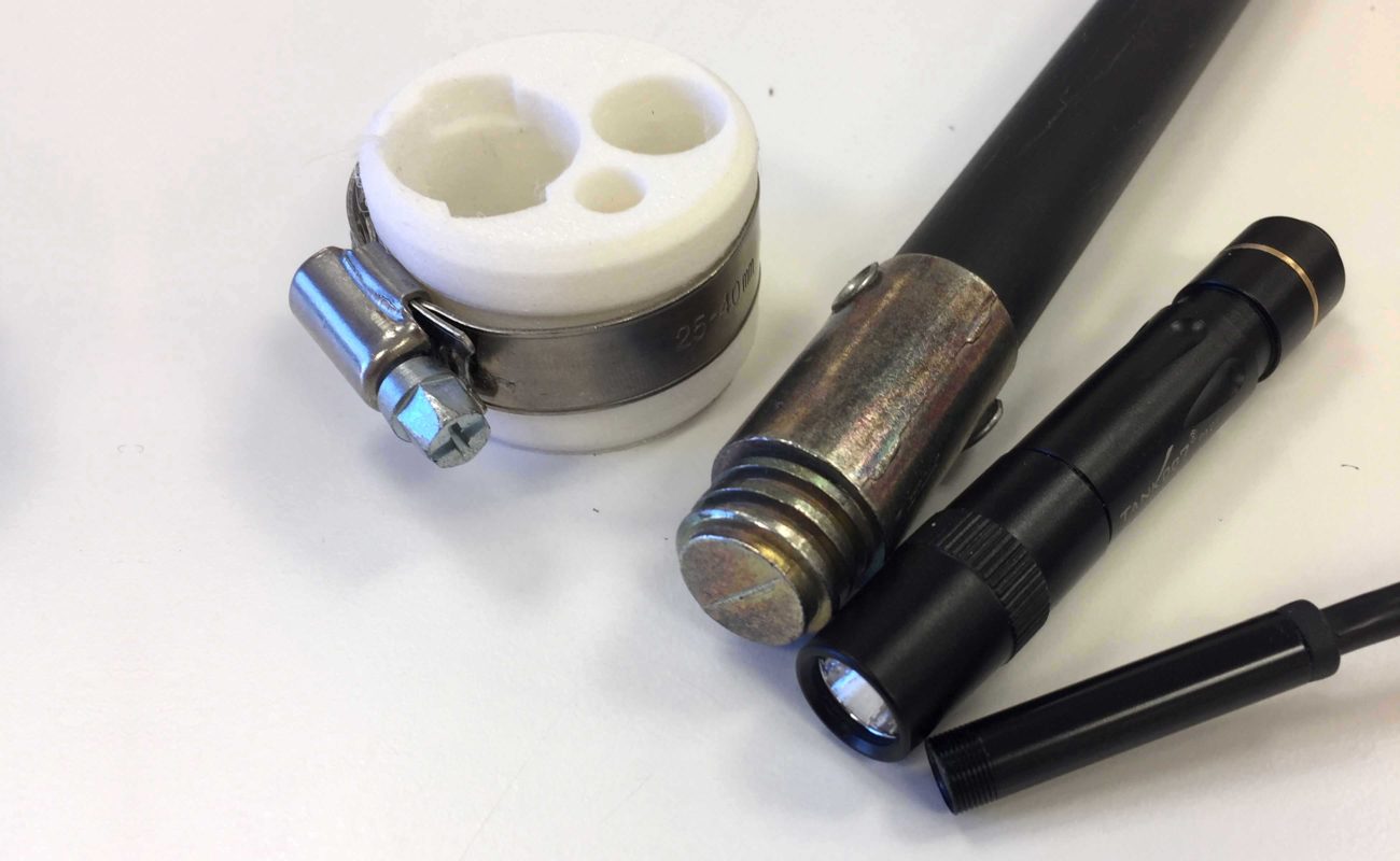 Draineye device prototype designed for drain inspection by Gm Design Development