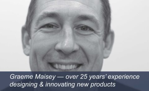 Graeme Maisey - over 25 years' experience designing & innovating new products in the UK