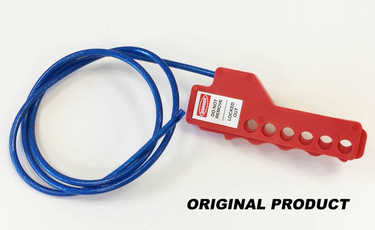 Original Martindale Electric safety cable lock design