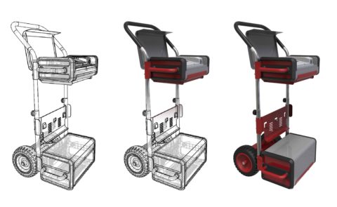 Megger delta 4000 electrical tester trolley