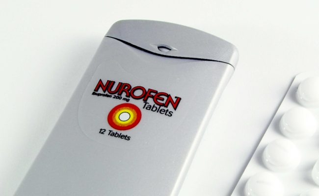 Nurofen tablet packaging, product design, packaging design
