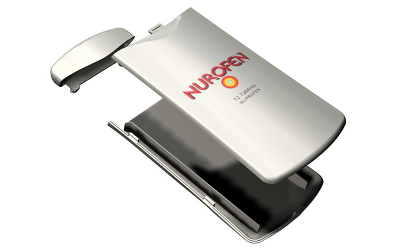 Nurofen tablet packaging, product design, packaging design