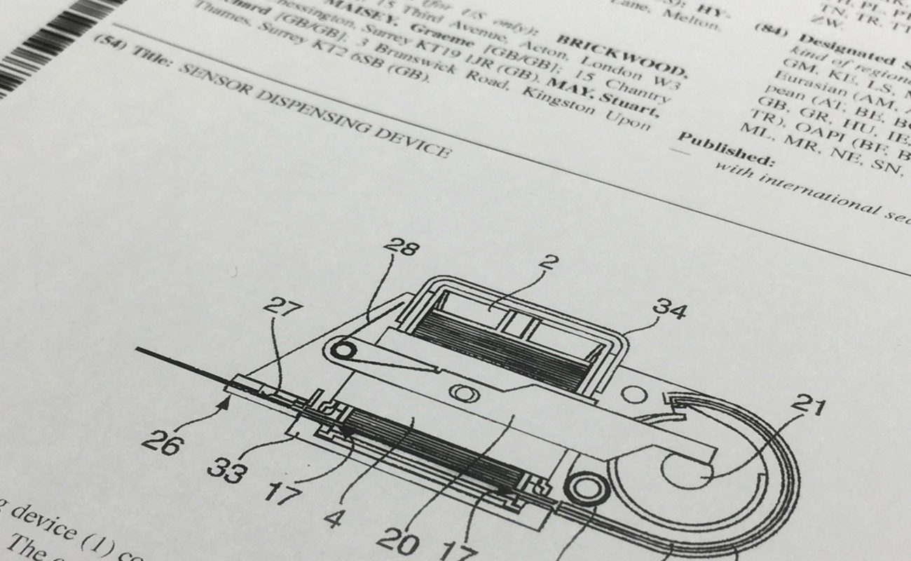Making patent application for medical devices - product design consultancy