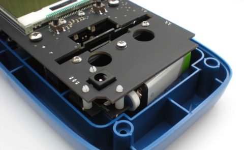 Designing Seralite lateral-flow reader electro-mechanical design by Product Design Consultancy Gm Design Development, Surrey, UK