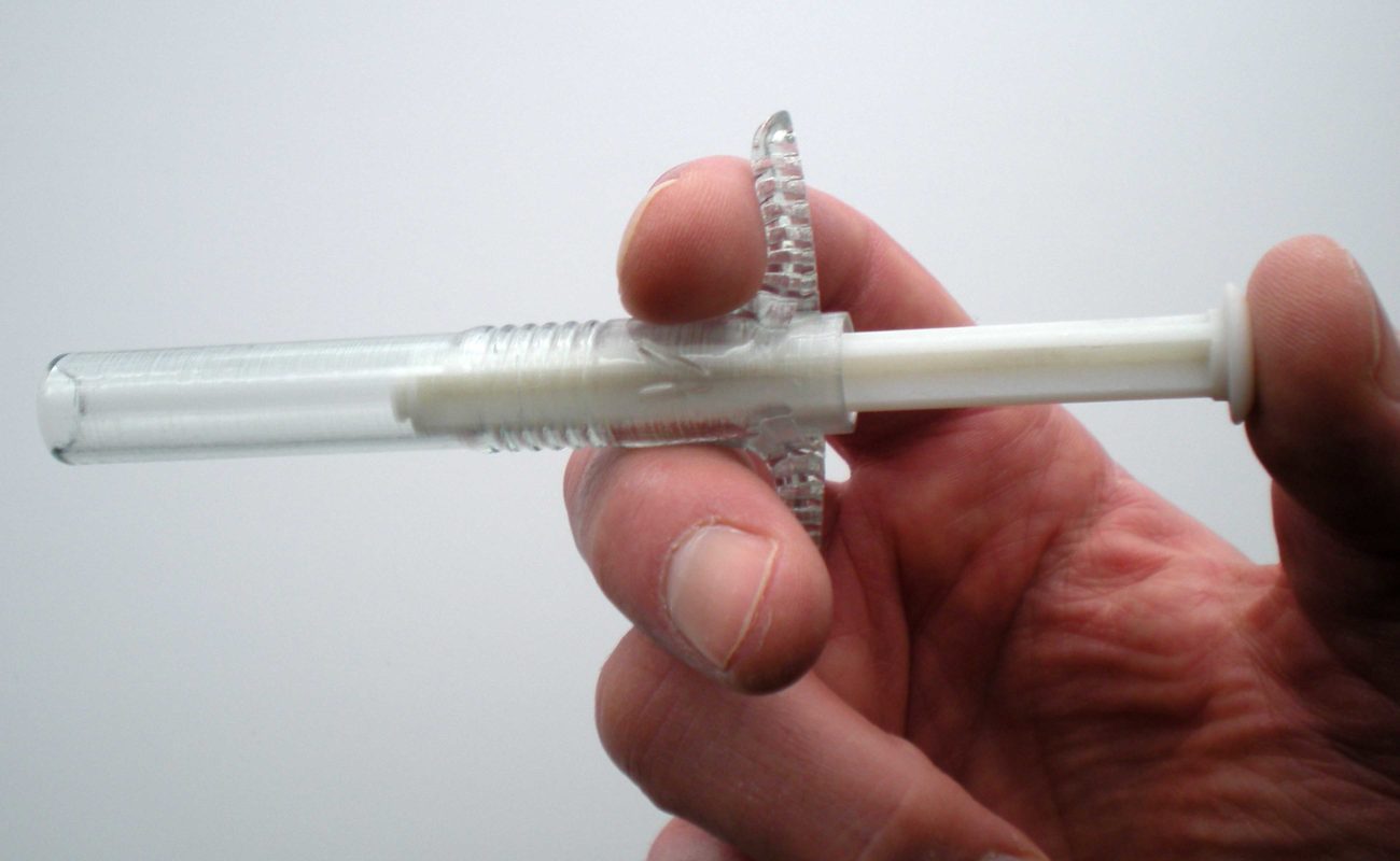 syringe ergonomic prototype development